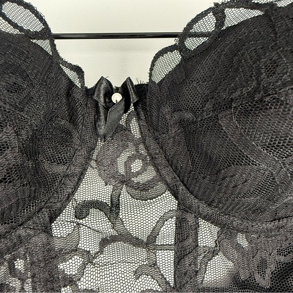 ValMont Black Lace Corset Bustier – 34B – Excellent Condition - Picture 2 of 6